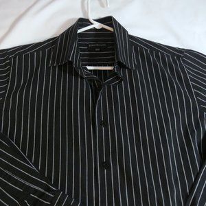 Mens Stripe Button Down Dress Shirt Urban Behavior